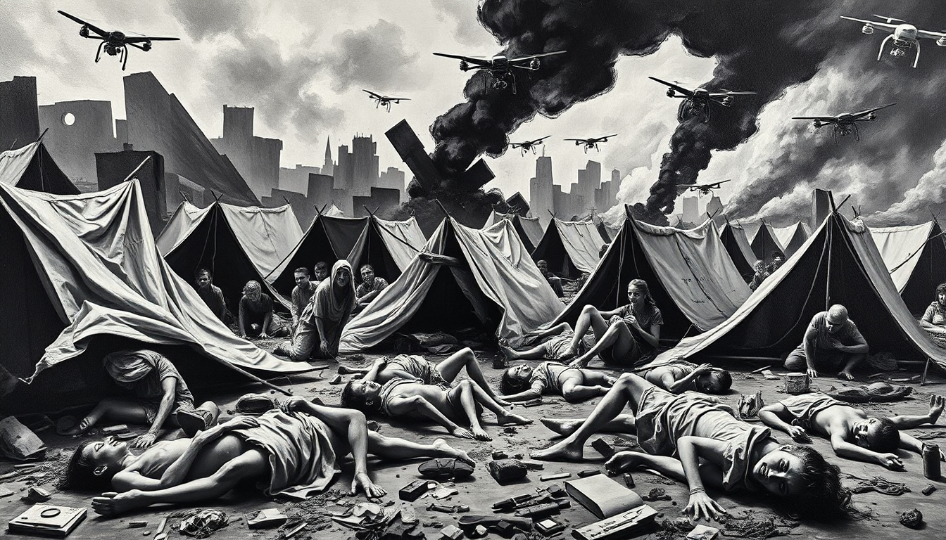 GAZA, 17 APRIL: 37 DEAD IN MAKESHIFT TENTS – A MASSACRE TURNED ROUTINE