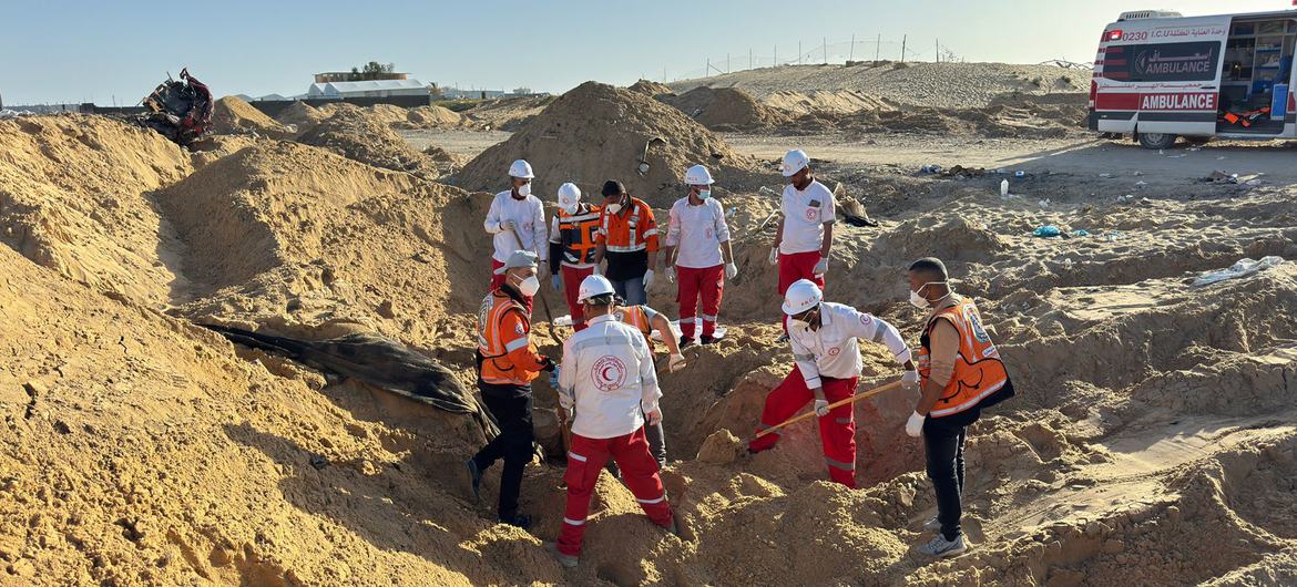 GAZA – THE UN ACCUSES ISRAEL OF TARGETED MURDERS OF HUMANITARIAN WORKERS