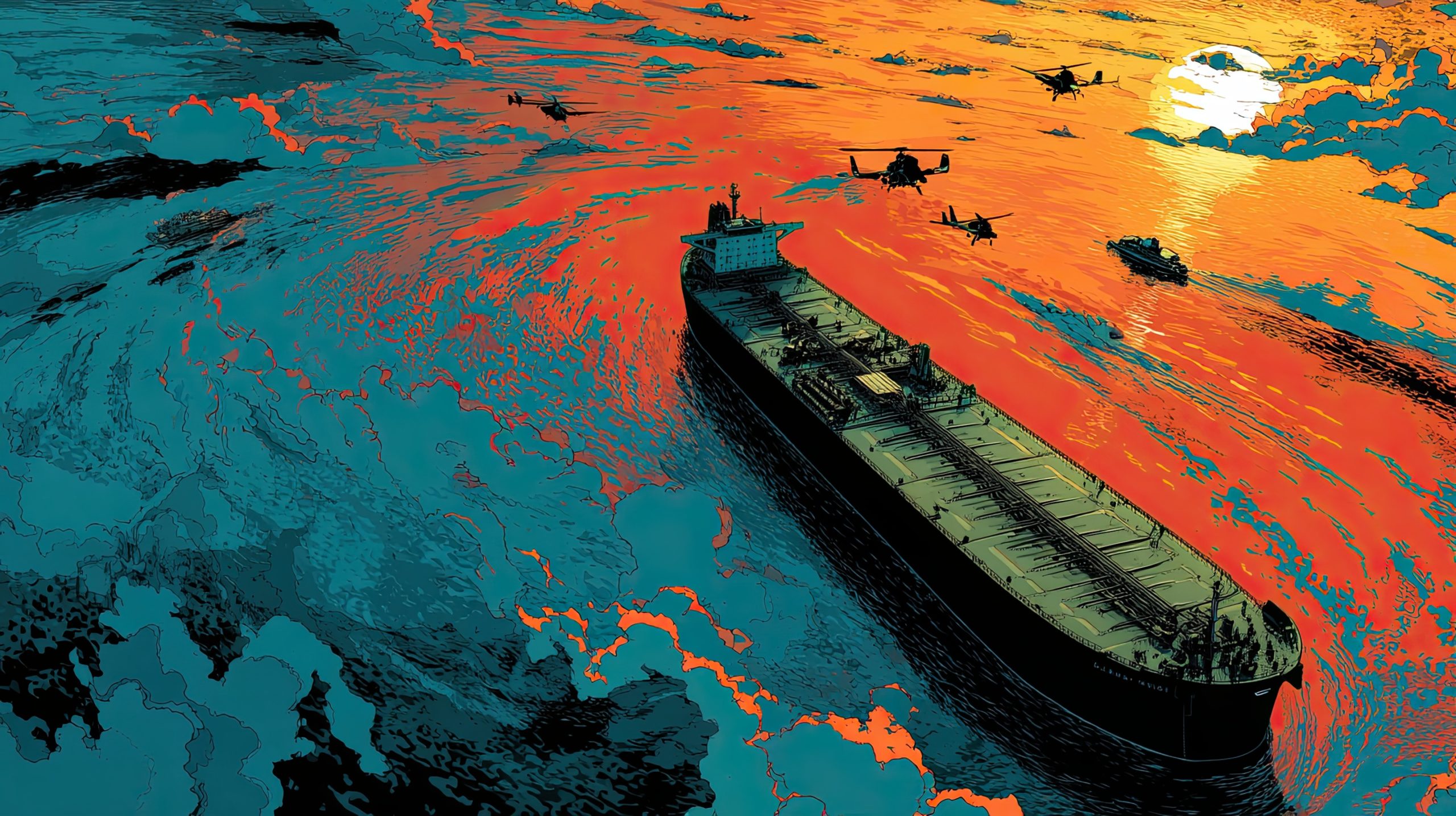 Petróleo con uniforme de guerra antidrogas